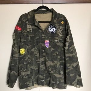 Vintage Jean Camo Jacket
